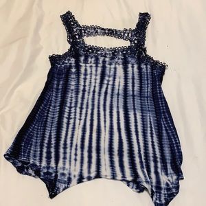 Girl tie dye tank